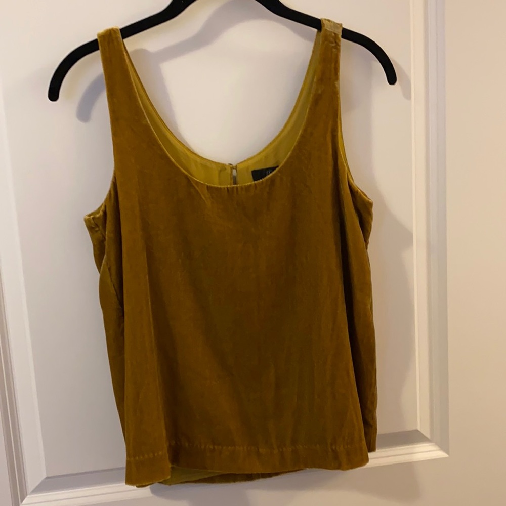 Jcrew Velvet Top